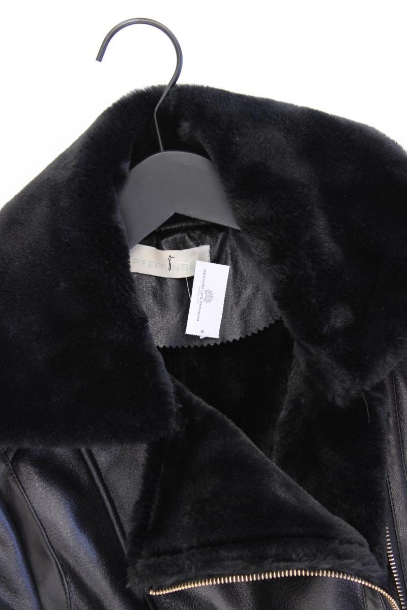 Pfeffinger Bikerjacke Gr. 38 neuwertig schwarz aus Polyester