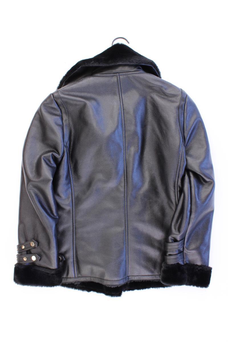Pfeffinger Bikerjacke Gr. 38 neuwertig schwarz aus Polyester