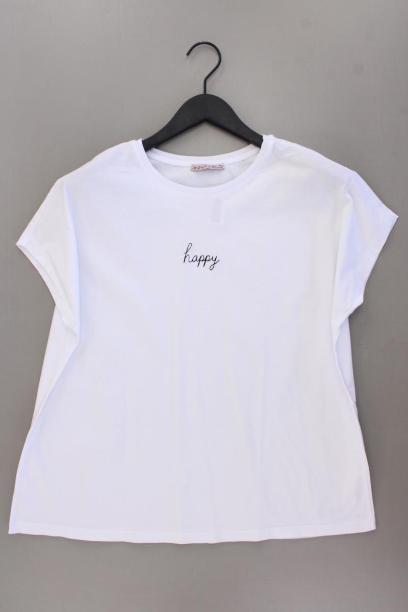 Anna Field T-Shirt Gr. L Kurzarm weiß
