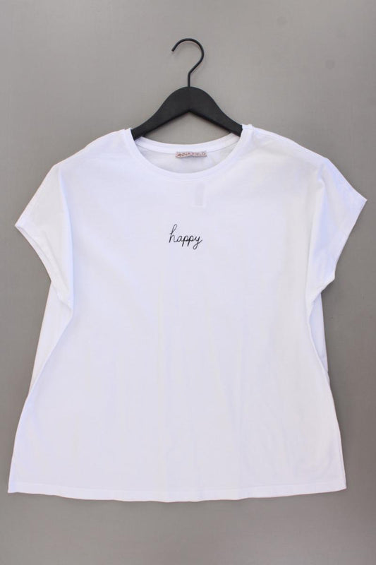 Anna Field T-Shirt Gr. L Kurzarm weiß