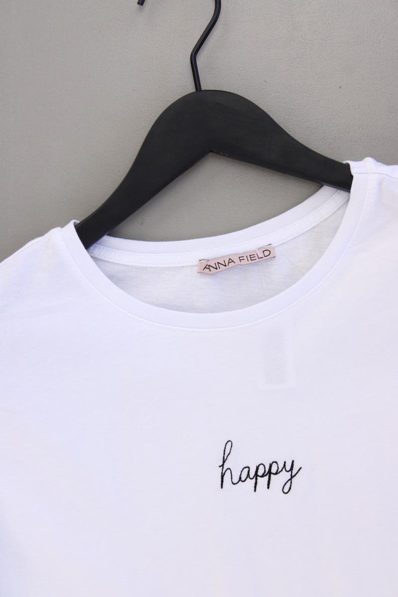 Anna Field T-Shirt Gr. L Kurzarm weiß