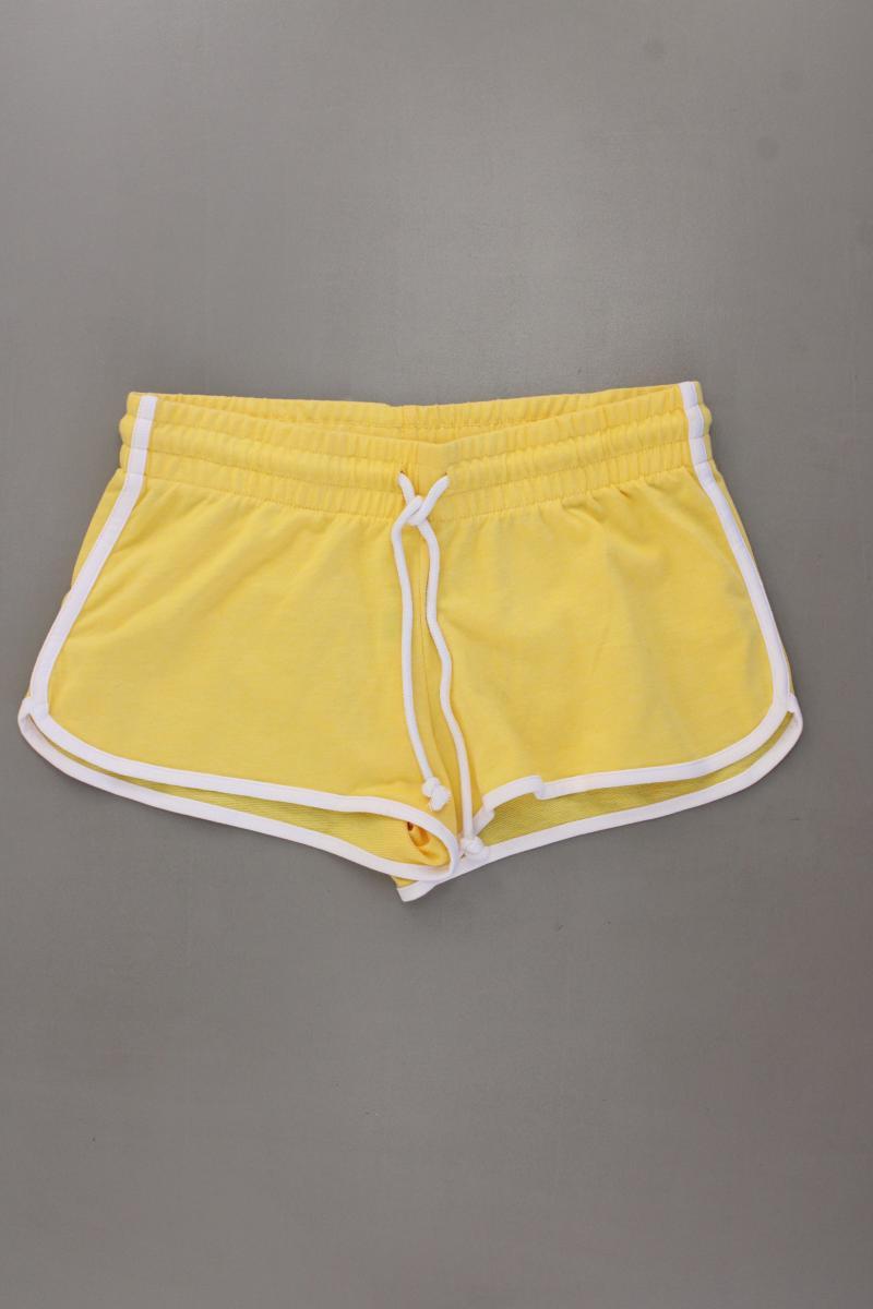 TERRANOVA Sweatshorts Gr. M gelb aus Baumwolle