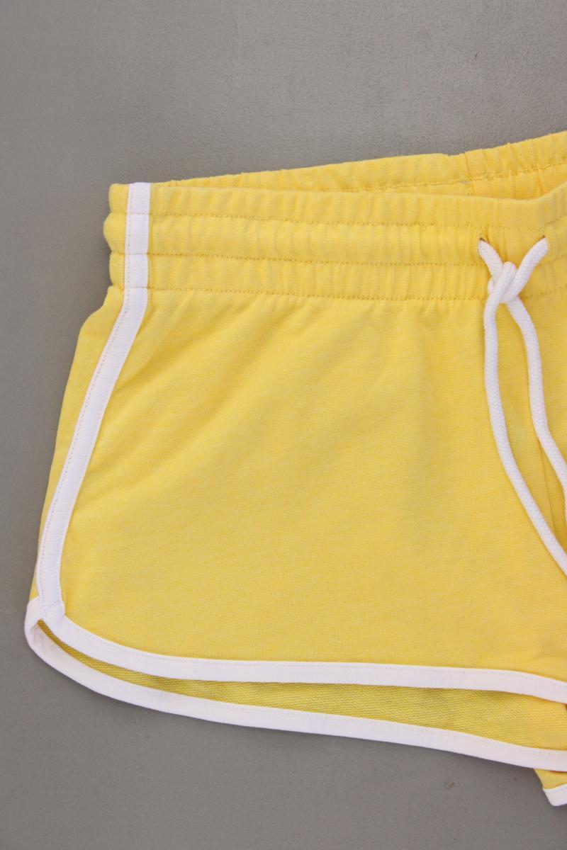 TERRANOVA Sweatshorts Gr. M gelb aus Baumwolle