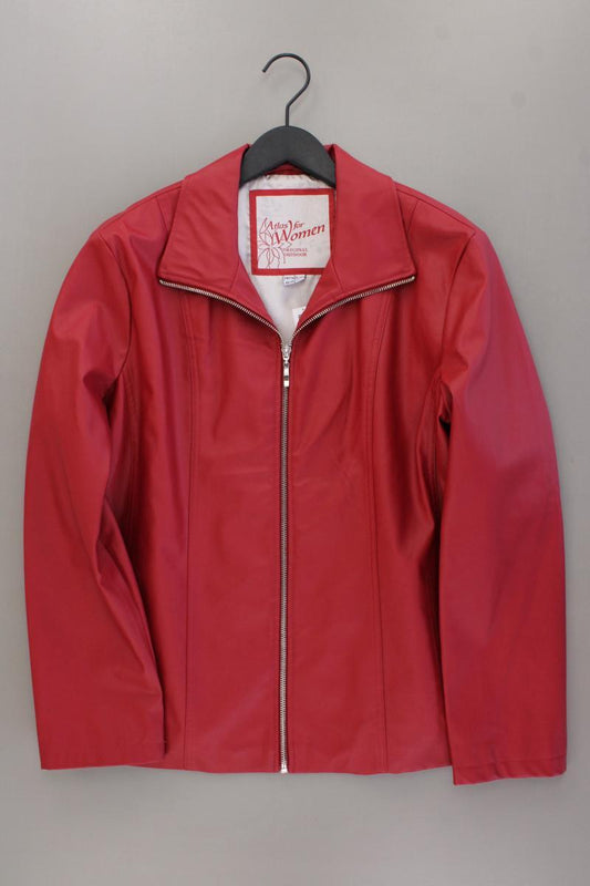 Atlas For Women Kunstlederjacke Gr. 44/46 neuwertig rot aus Polyurethan