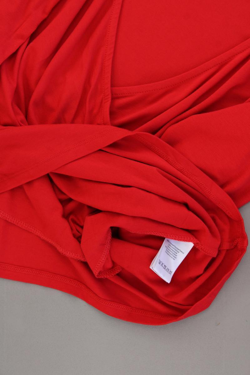 Alba Moda Shirt mit V-Ausschnitt Gr. 40 neuwertig 3/4 Ärmel rot aus Viskose