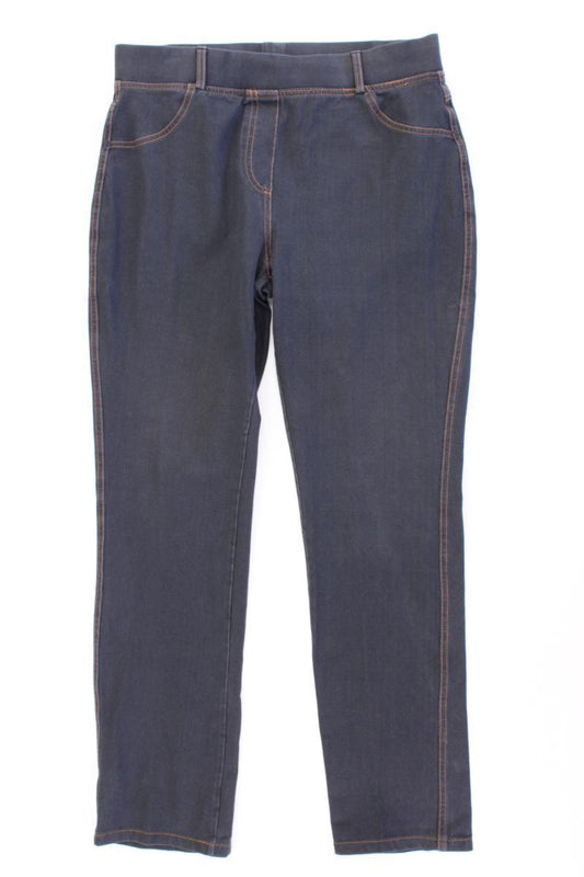 Helena Vera Stretchhose Gr. 40/42 blau aus Baumwolle
