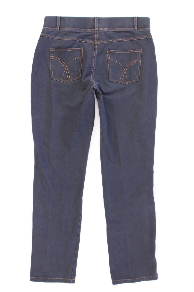 Helena Vera Stretchhose Gr. 40/42 blau aus Baumwolle