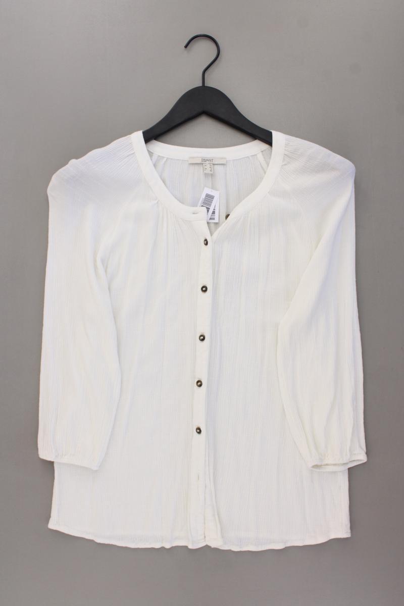 Esprit Classic Bluse Gr. 36 neuwertig 3/4 Ärmel creme