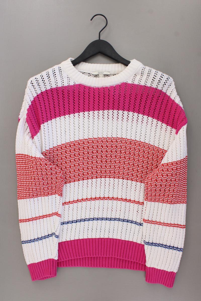 Esprit Grobstrickpullover Gr. M neuwertig mehrfarbig aus Baumwolle