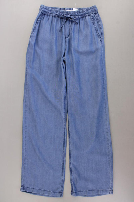 Christian Berg Stoffhose Gr. 34 neuwertig blau aus Lyocell