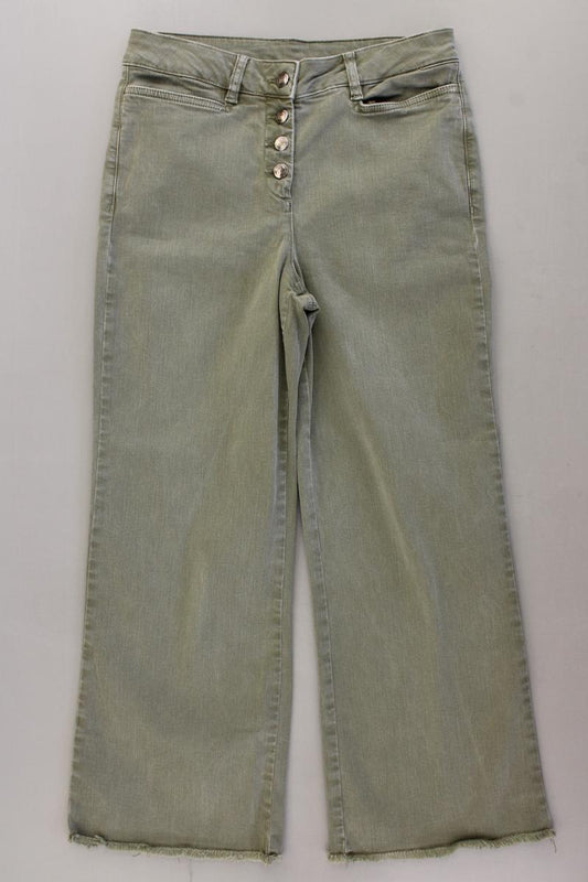 Madeleine 7/8 Jeans Gr. 36 olivgrün aus Baumwolle