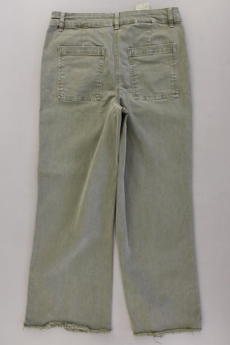 Madeleine 7/8 Jeans Gr. 36 olivgrün aus Baumwolle