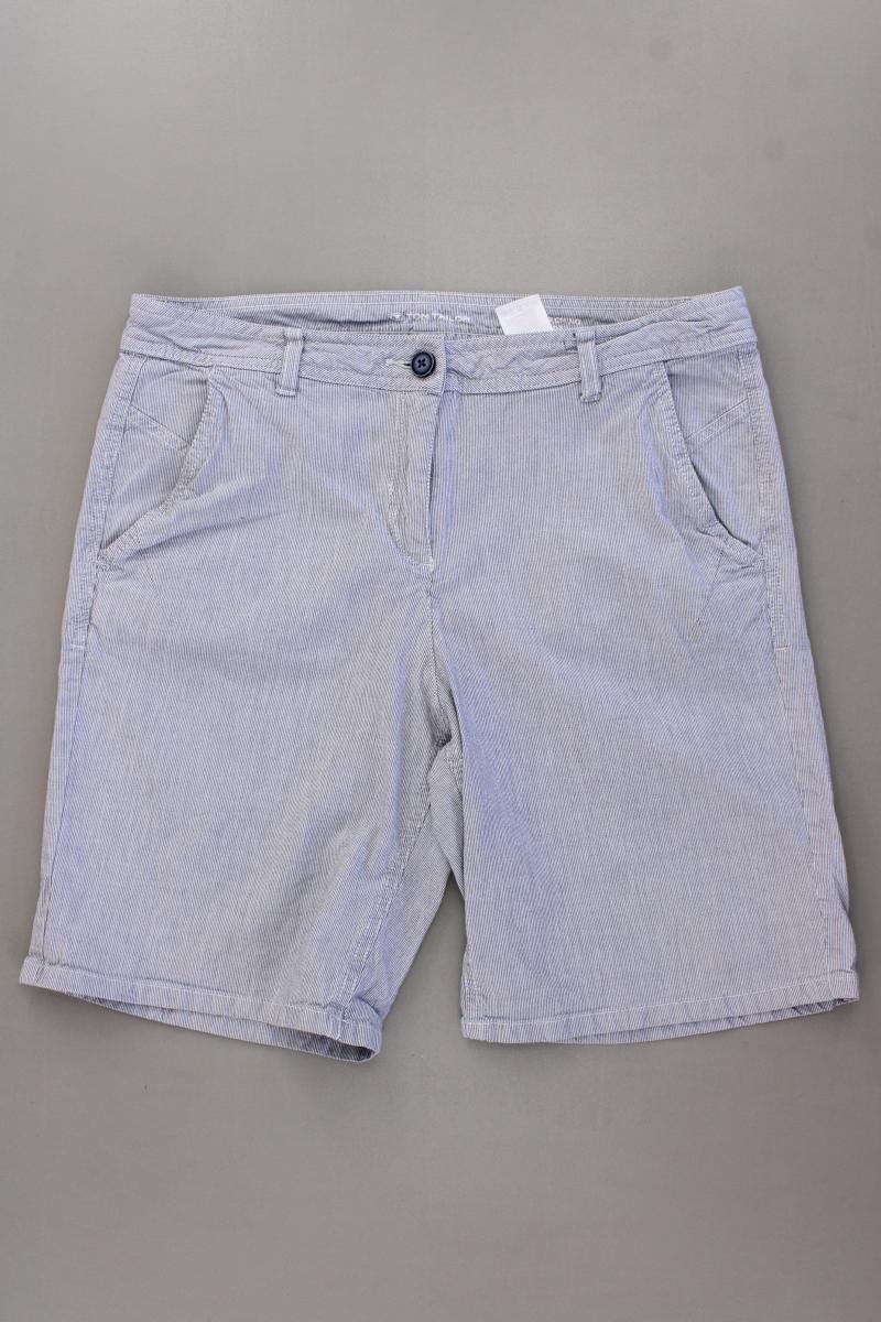 Tom Tailor Shorts Gr. 38 gestreift blau aus Baumwolle