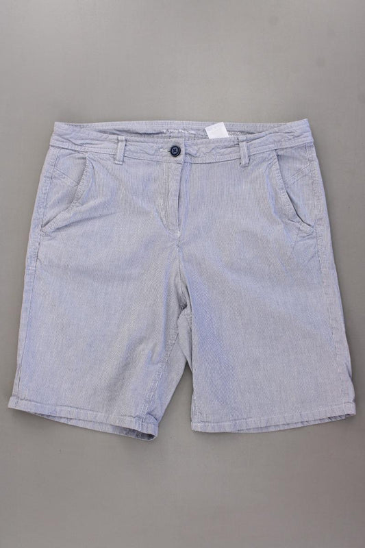 Tom Tailor Shorts Gr. 38 gestreift blau aus Baumwolle