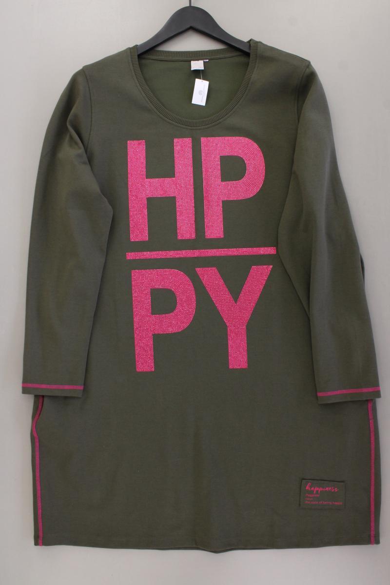 Liberty Langarmkleid Gr. 48 neuwertig olivgrün