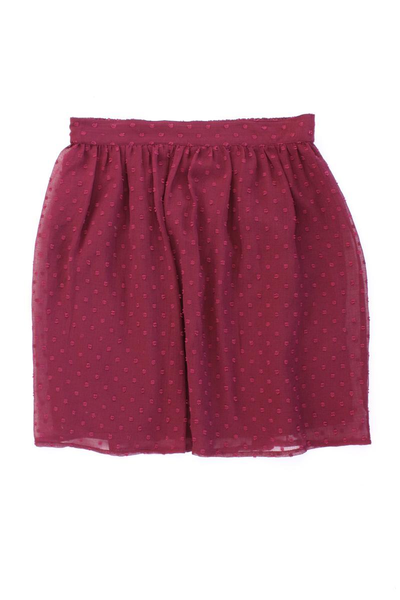 About You Stretchrock Gr. 38 neuwertig rot aus Polyester