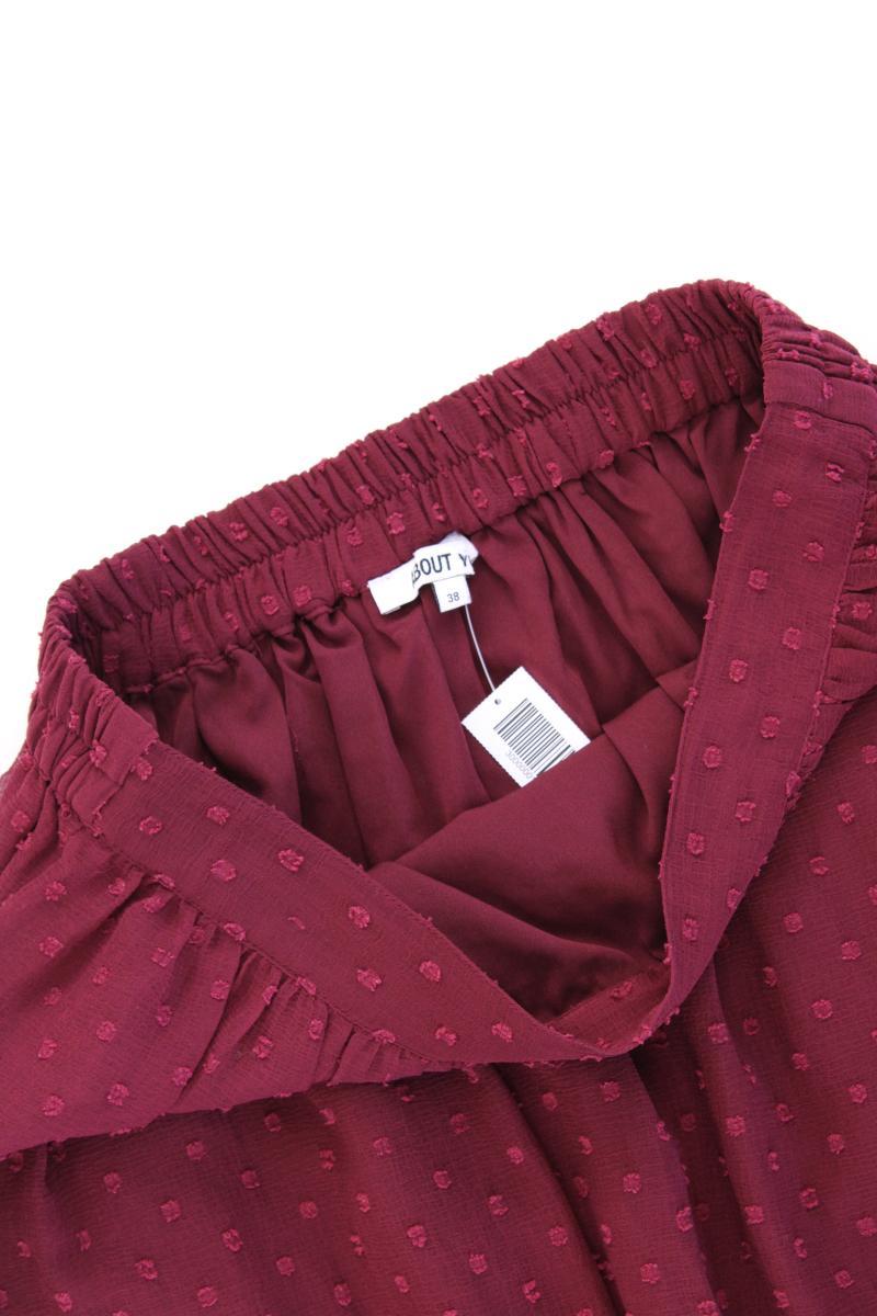 About You Stretchrock Gr. 38 neuwertig rot aus Polyester