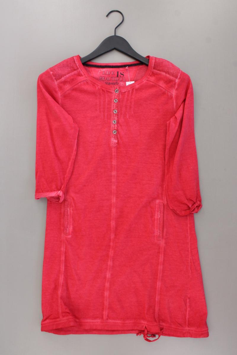 s'questo Jerseykleid Gr. 36 3/4 Ärmel rot aus Baumwolle