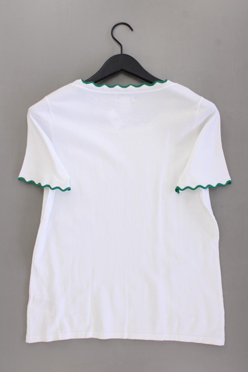 Création L. Shirt Gr. 42 Kurzarm weiß aus Viskose