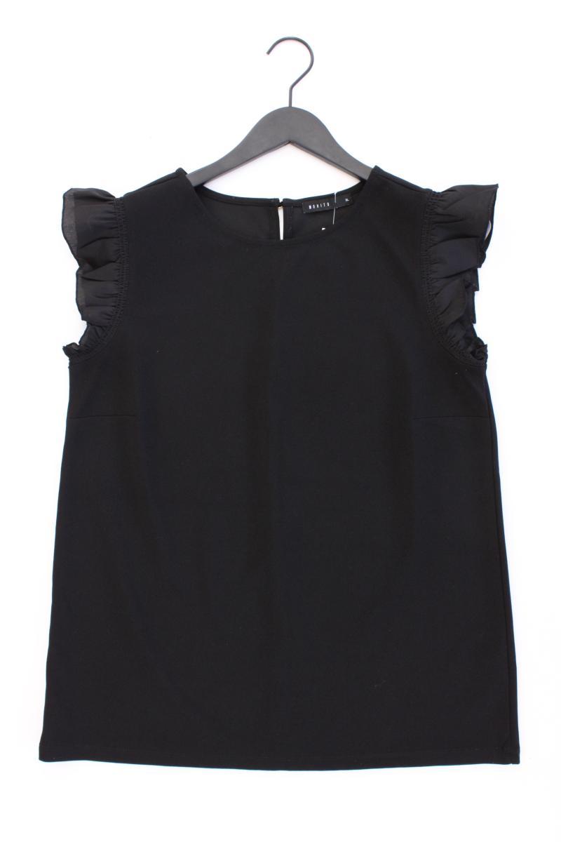 Mohito Kurzarmbluse Gr. XL schwarz aus Polyester