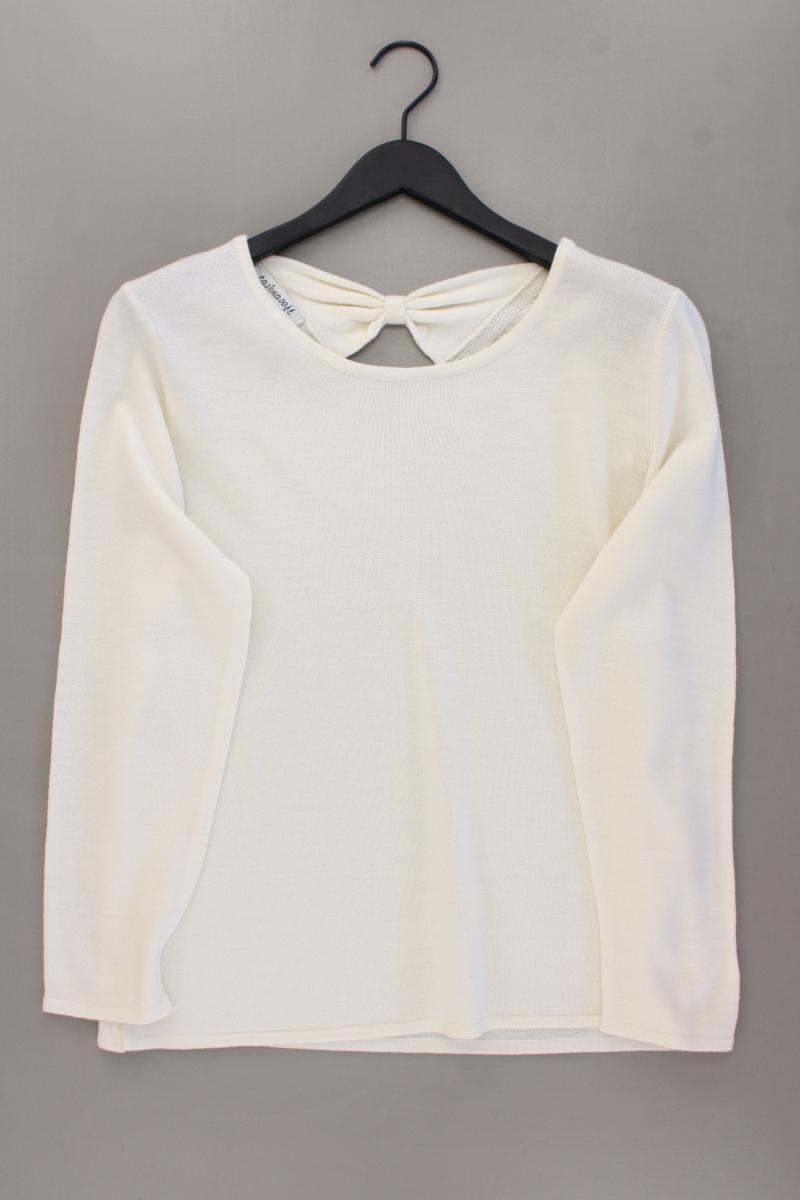 Cashmasoft Feinstrickpullover Gr. 42 neuwertig creme aus Polyacryl