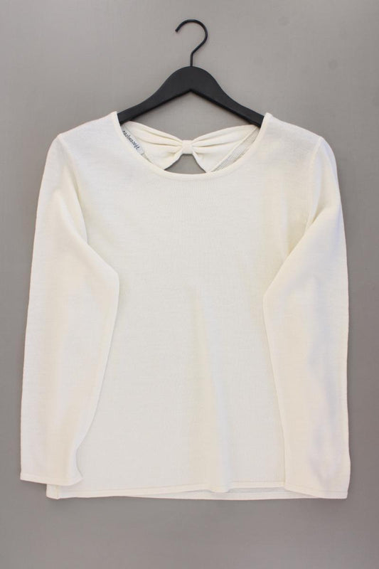 Cashmasoft Feinstrickpullover Gr. 42 neuwertig creme aus Polyacryl