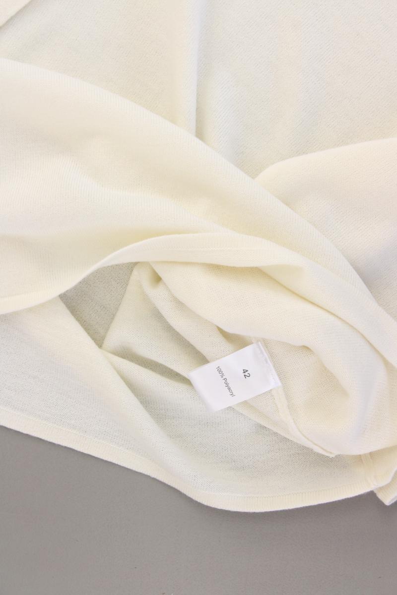 Cashmasoft Feinstrickpullover Gr. 42 neuwertig creme aus Polyacryl