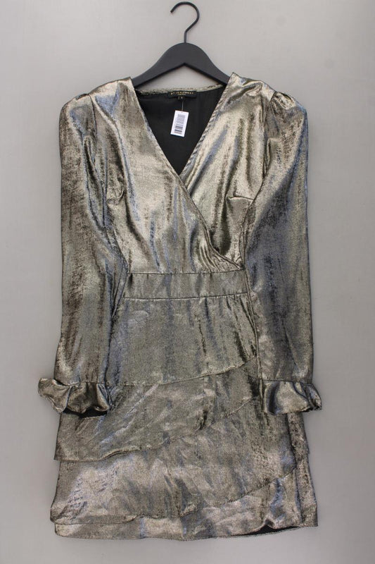 My Jewellery Abendkleid Gr. S mit Gürtel Langarm gold aus Polyester