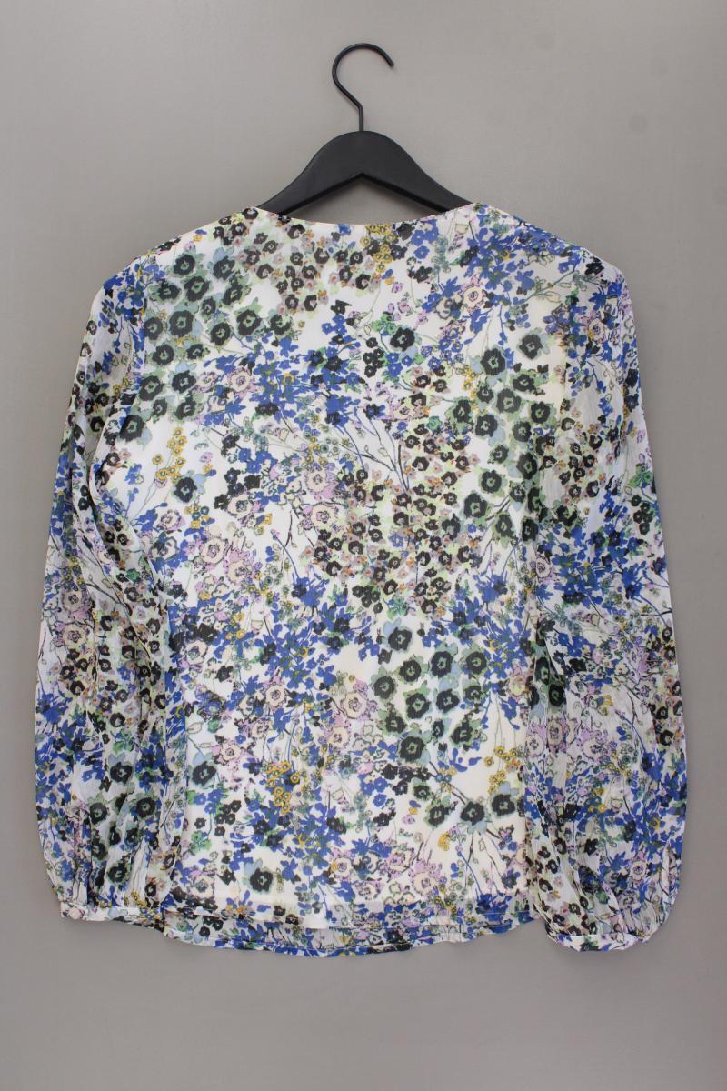 Esprit Langarmbluse Gr. XS mit Blumenmuster mehrfarbig aus Polyester