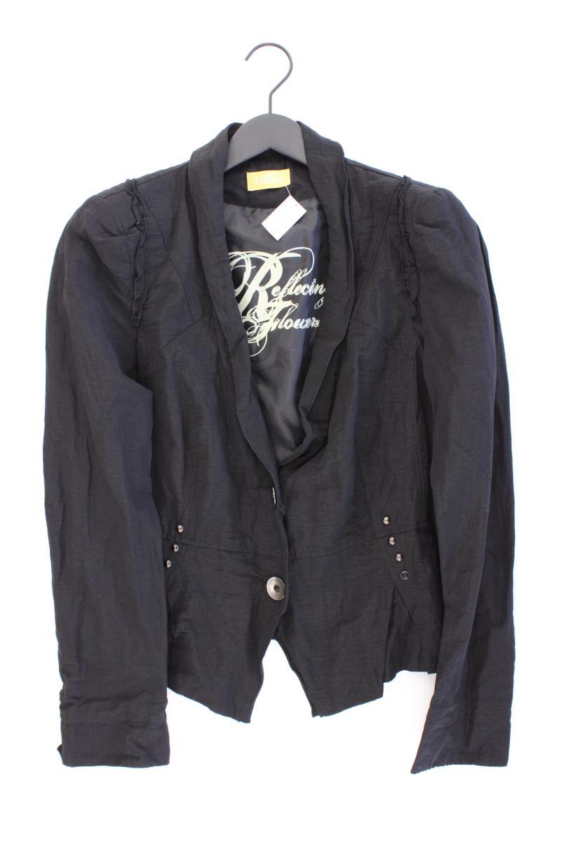 Biba Classic Blazer Gr. 40 schwarz aus Baumwolle