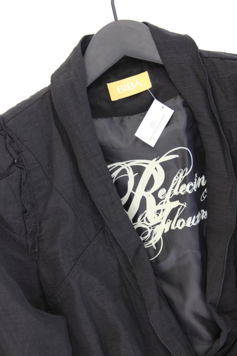 Biba Classic Blazer Gr. 40 schwarz aus Baumwolle