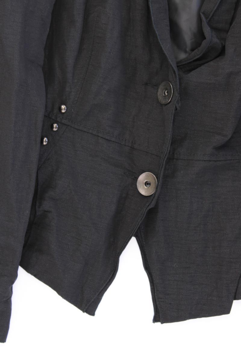 Biba Classic Blazer Gr. 40 schwarz aus Baumwolle