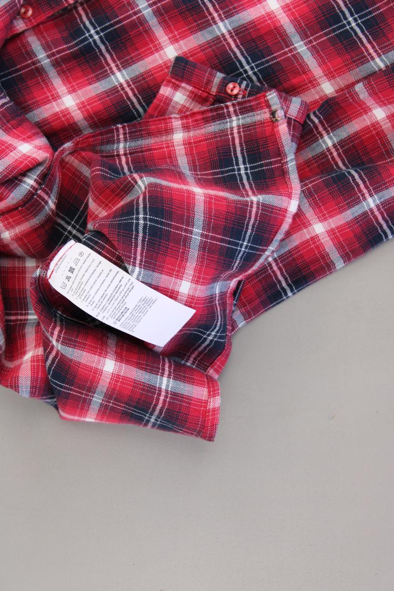 Esprit Langarmkleid Gr. 36 kariert rot aus Baumwolle