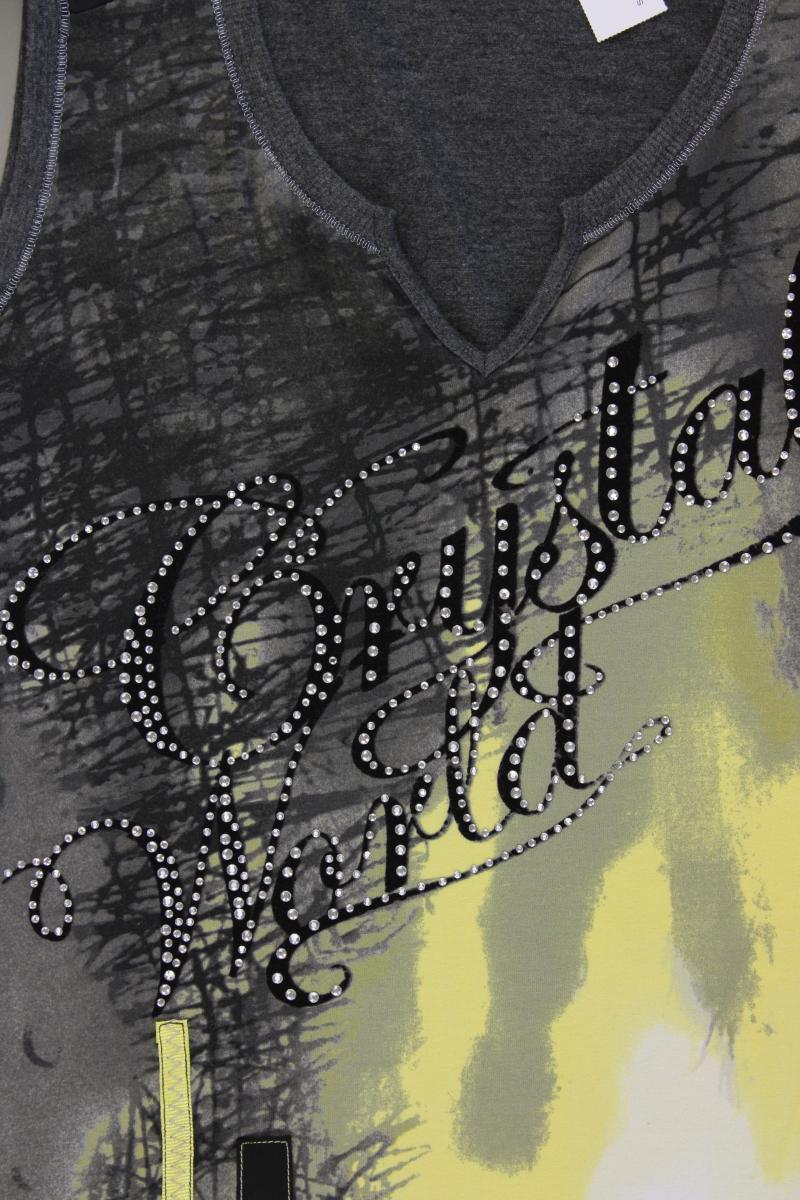 Biba Trägertop Gr. M grau aus Viskose