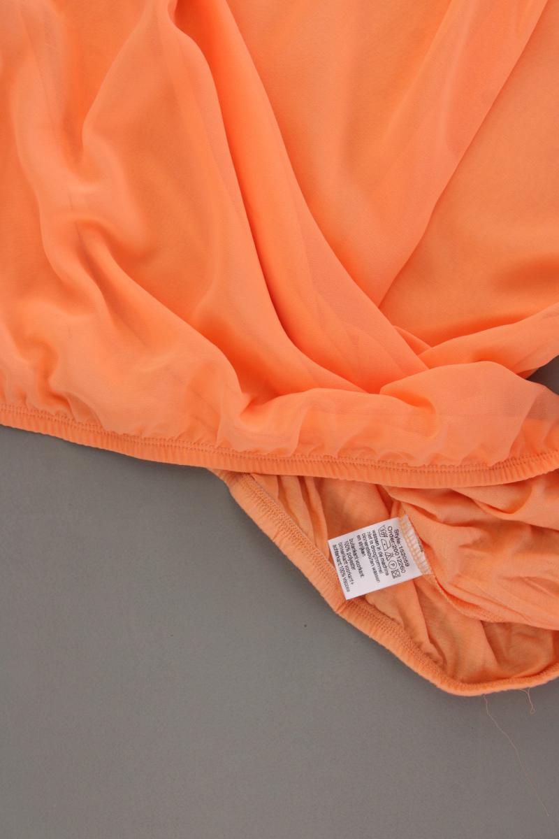 Enjoy Womenswear Chiffonbluse Gr. M Kurzarm orange aus Polyester