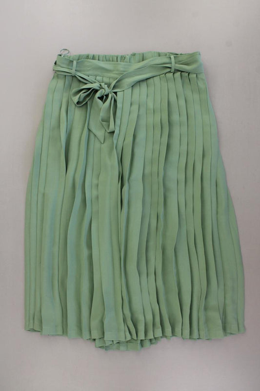 Alfredo Pauly Stoffhose Gr. 44 mit Gürtel grün aus Polyester