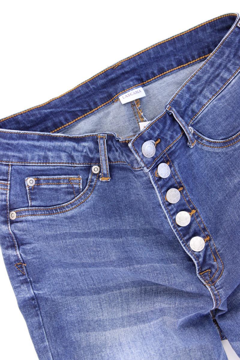 Lascana Skinny Jeans Gr. 40 blau aus Baumwolle