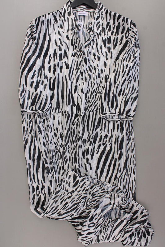 Judith Williams Maxikleid Gr. 44 mit Tierdruck neuwertig 3/4 Ärmel grau