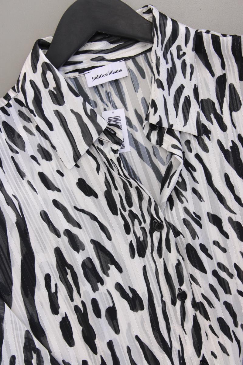 Judith Williams Maxikleid Gr. 44 mit Tierdruck neuwertig 3/4 Ärmel grau