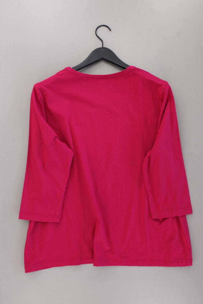 Steilmann Classic Shirt Gr. 48/50 3/4 Ärmel pink aus Baumwolle