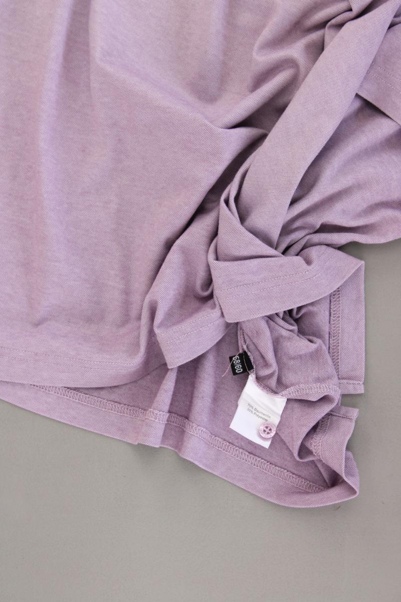 Walbusch Poloshirt Gr. 58/60 Kurzarm lila aus Baumwolle