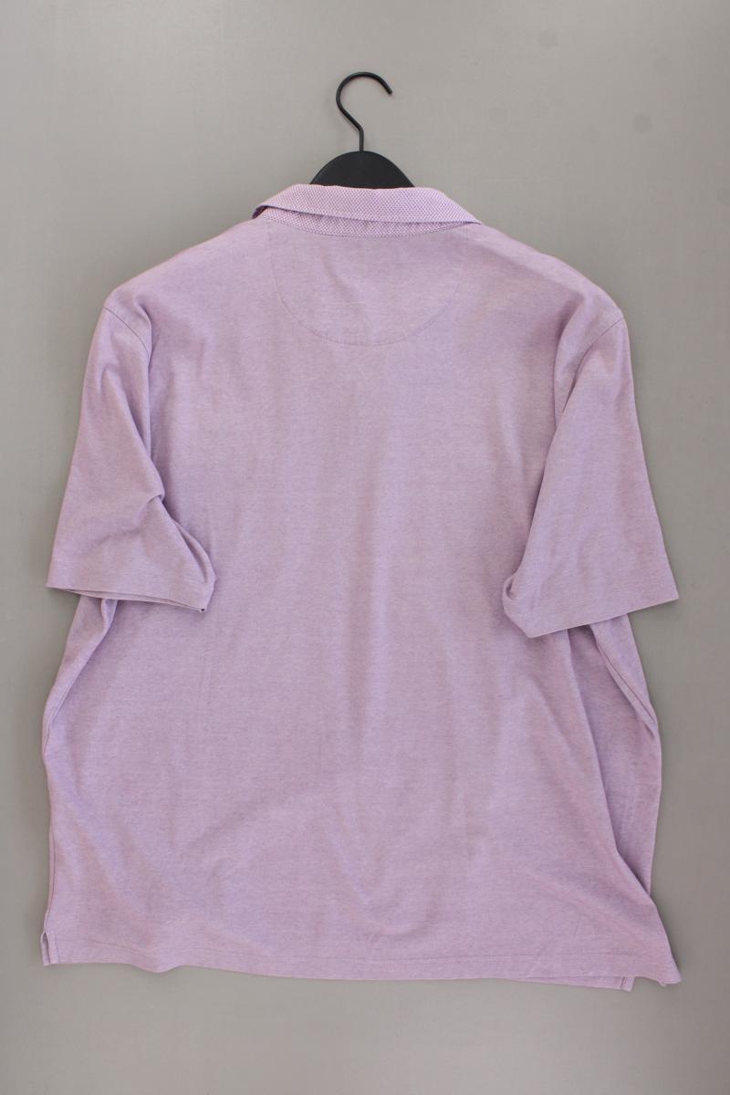 Walbusch Poloshirt Gr. 58/60 Kurzarm lila aus Baumwolle