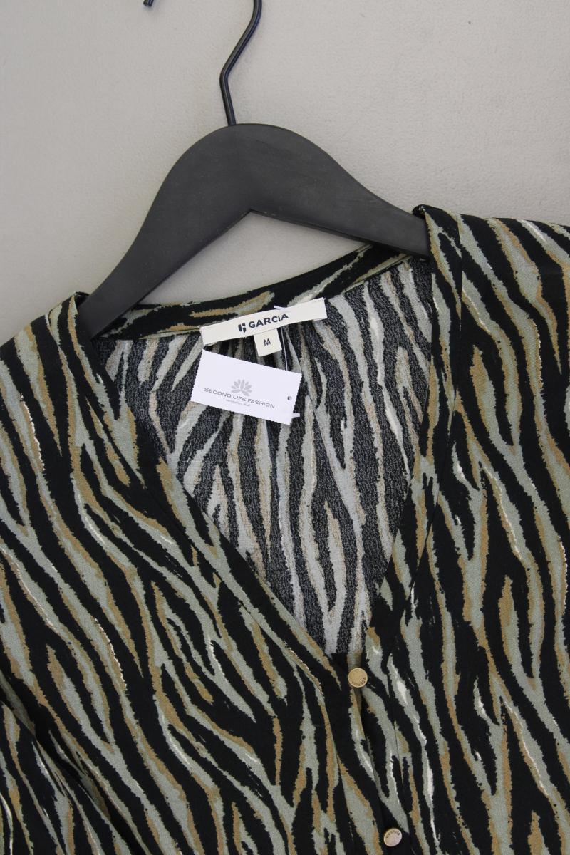 Garcia Jeans Langarmbluse Gr. M olivgrün aus Viskose