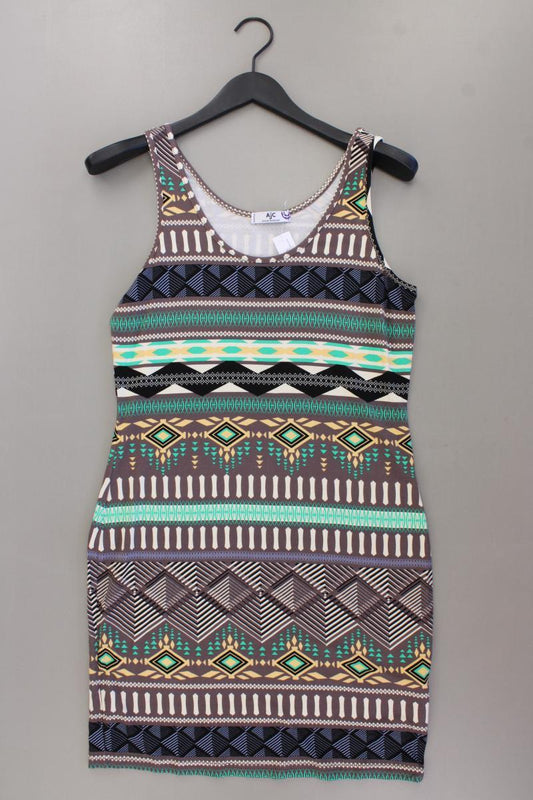 AJC Fashion Trägerkleid Gr. 40/42 geometrisches Muster mehrfarbig aus Viskose