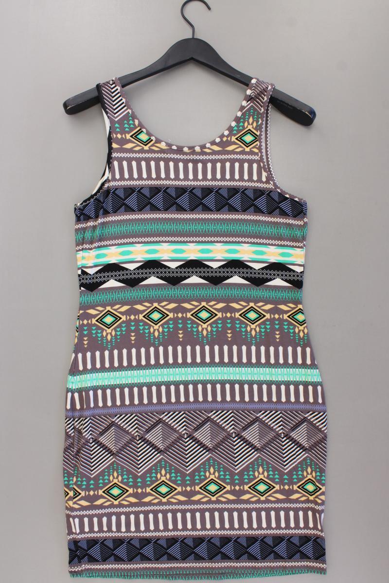 AJC Fashion Trägerkleid Gr. 40/42 geometrisches Muster mehrfarbig aus Viskose