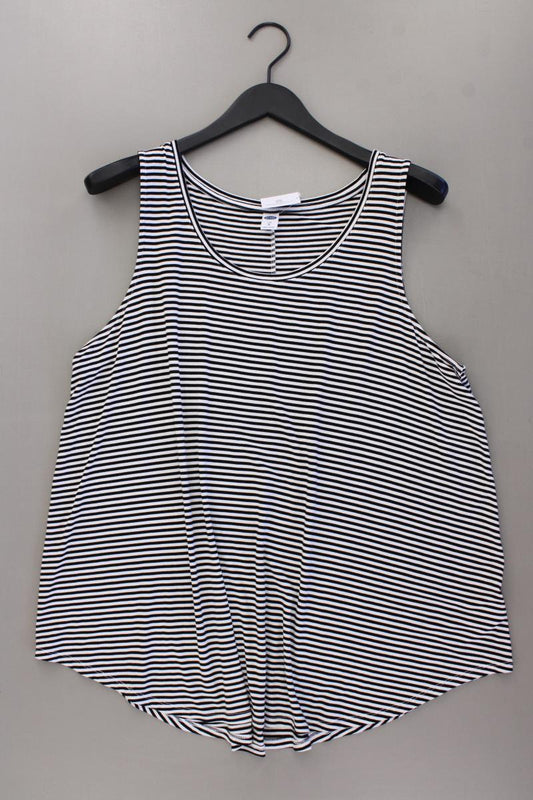 Old Navy Trägertop Gr. XL gestreift schwarz aus Viskose