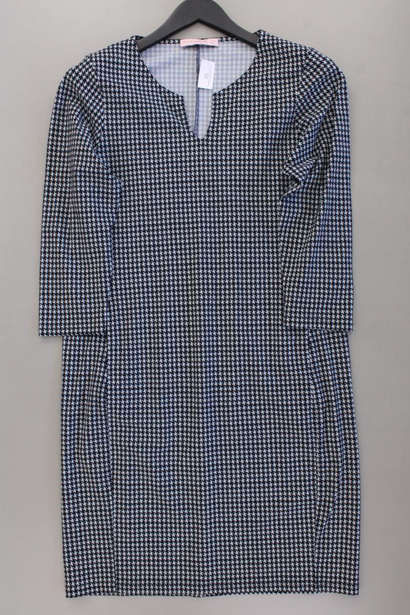 Studio Anneloes Midikleid Gr. L hahnentritt 3/4 Ärmel blau aus Polyamid