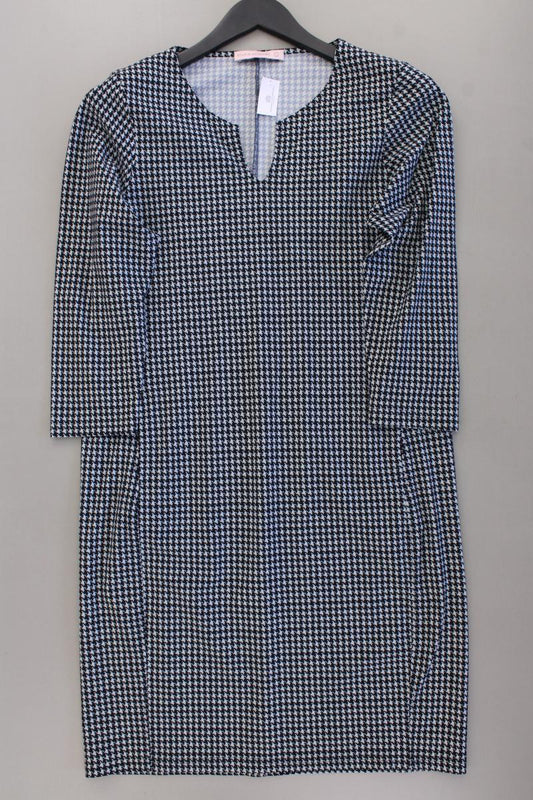 Studio Anneloes Midikleid Gr. L hahnentritt 3/4 Ärmel blau aus Polyamid