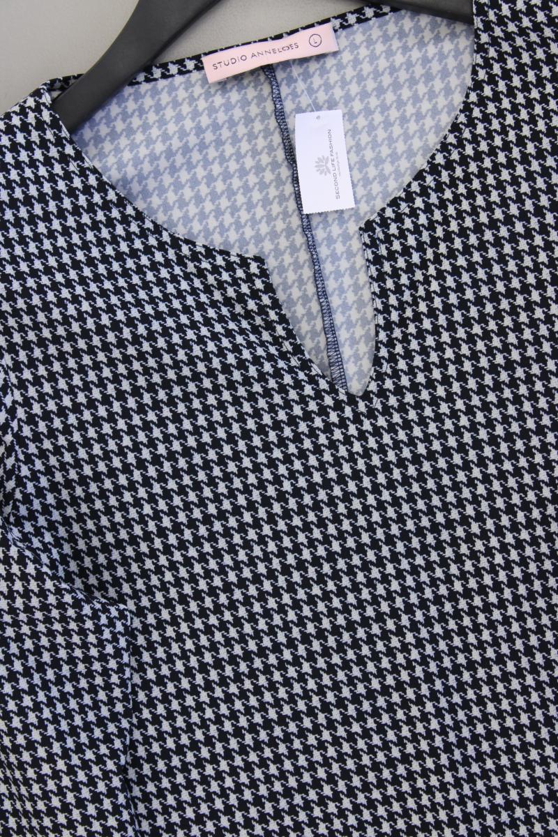 Studio Anneloes Midikleid Gr. L hahnentritt 3/4 Ärmel blau aus Polyamid
