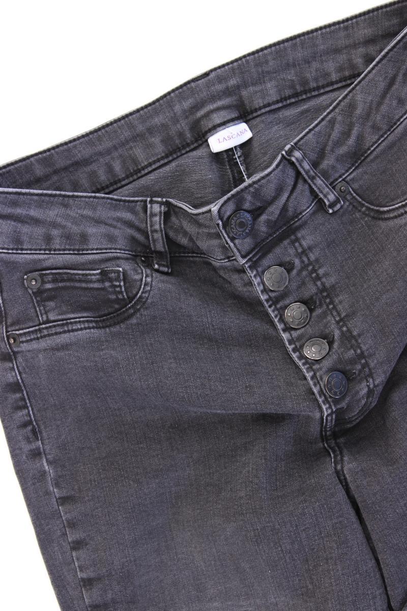 Lascana Skinny Jeans Gr. 40 grau aus Baumwolle